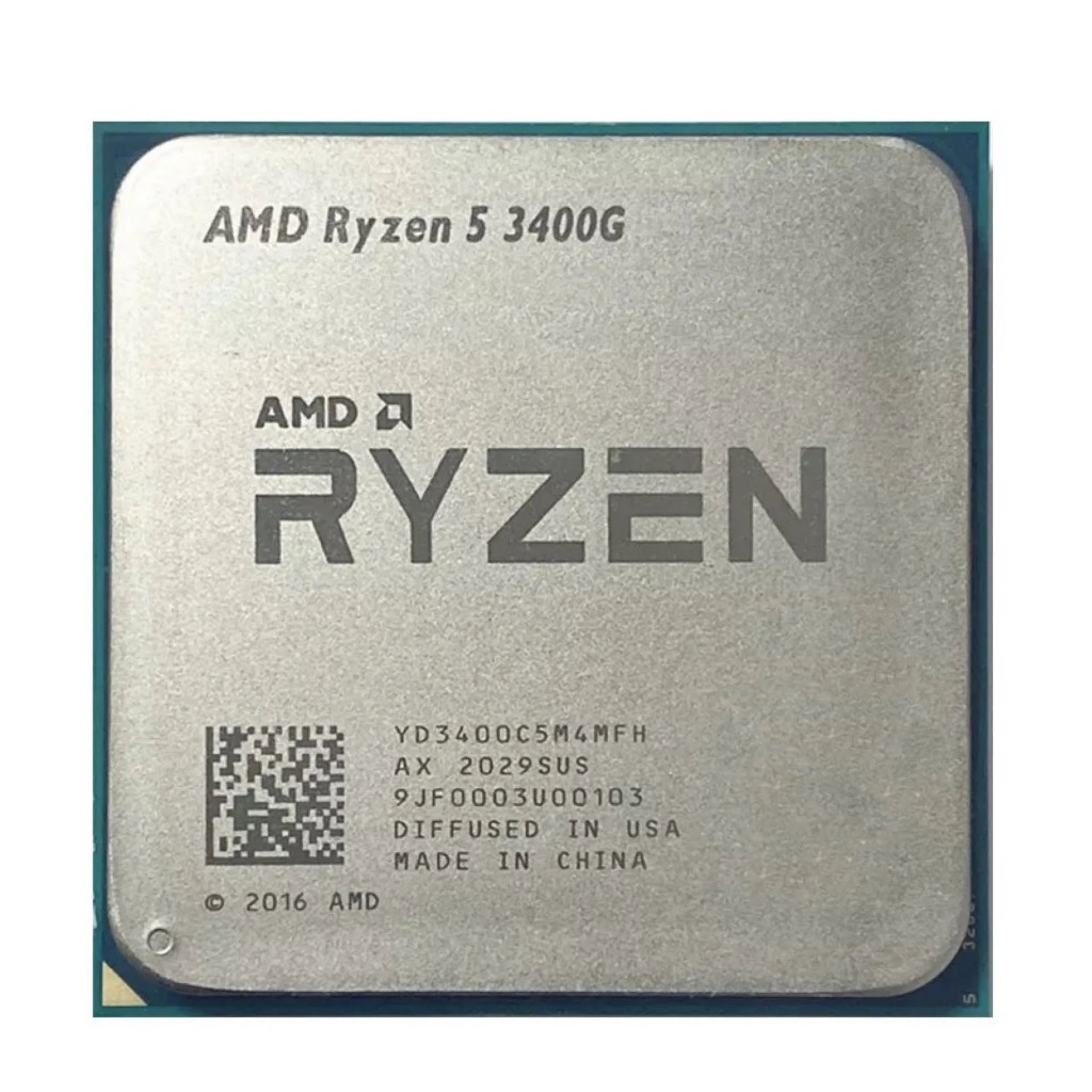 AMD Ryzen 5 3400G R5 3400G 3.7 GHz Quad-Core แปดด้าย 65W CPU โปรเซสเซอร์ YD3400C5M4MFH ซ็อกเก็ต AM4
