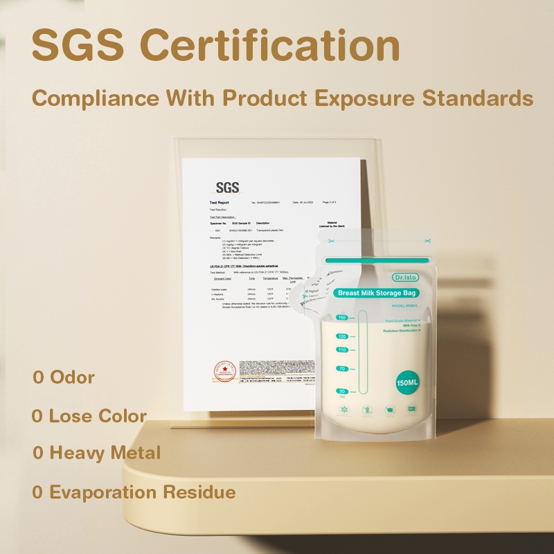 Dr.Isla ถุงเก็บน้ำนมแม่ ถุงจัดเรียง 10Pcs/30Pcs BPA Free ถุงเก็บน้ำนมแม่ยกลัง 150ml ลดกลิ่นหืน MSB05 - รูปที่ 4