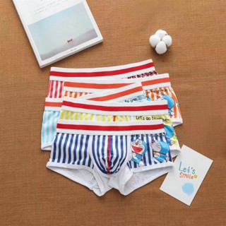 กางเกงชั้นในบ็อกเซอร์ ผ้าฝ้าย แบบนิ่ม ระบายอากาศได้ดี สวมใส่…