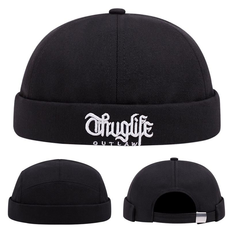 Thug life หมวกแก๊ป ผ้าฝ้าย ปักลาย สไตล์ฮิปฮอป วินเทจ ปรับได้ คุณภาพสูง แฟชั่นสําหรับผู้ชาย และผู้หญิง