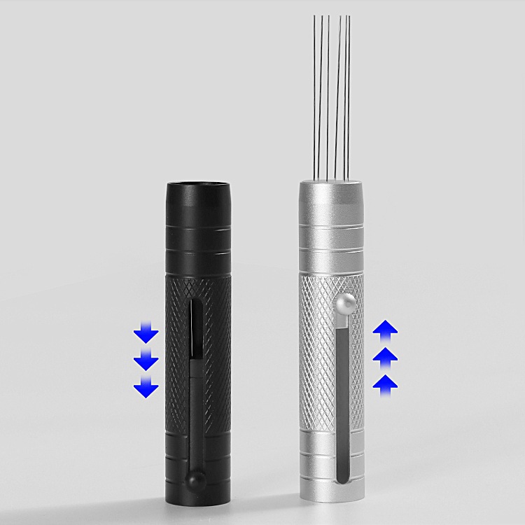 เข็มชงกาแฟ Tamper กาแฟ Tamper จําหน่าย Leveler เครื่องมือเข็มพร้อมฟังก์ชั่นแม่เหล็ก ราคา ถูกที่สุด ดีลบีเคเค แกลเลอรีภาพที่ 2