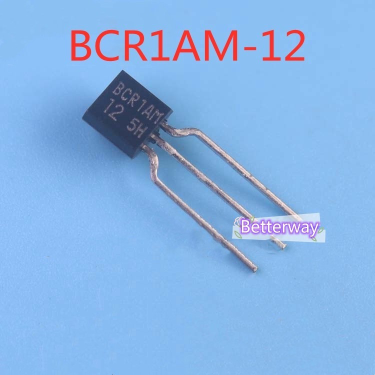 10 ชิ้น BCR1AM 12 BCR1AM-12 ยี่ห้อใหม่ triac TO-92 BCR1A 12A BCR1AM-12A ใหม่