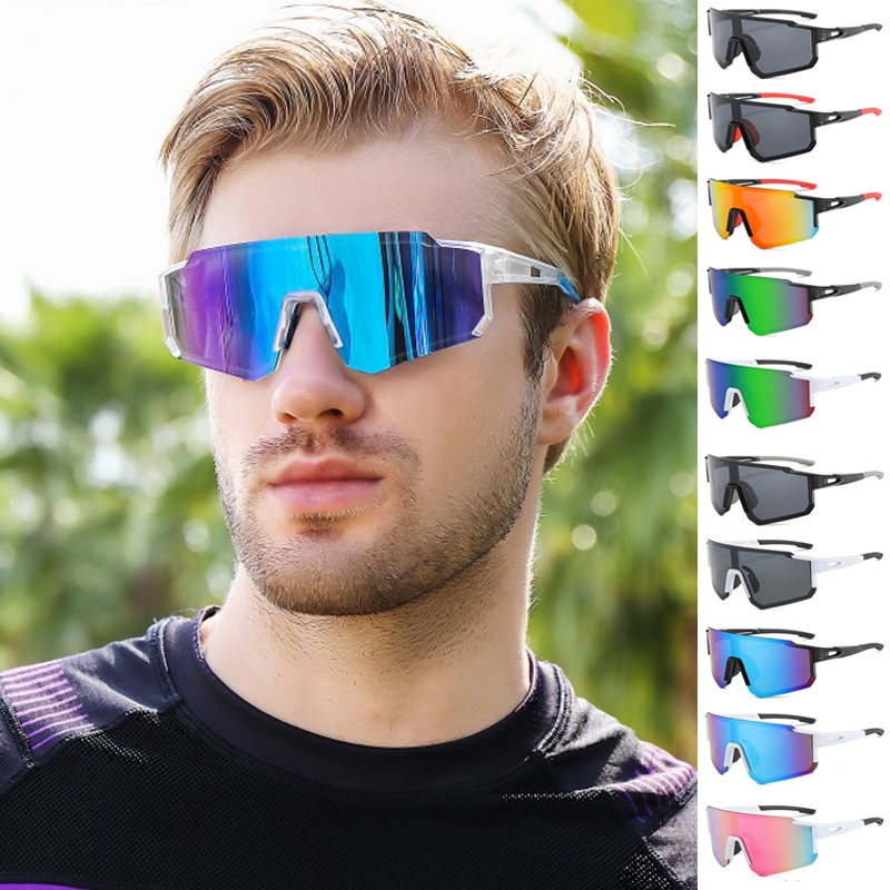 Uv400 แว่นตากันแดด กันฝุ่น สําหรับผู้ชาย ผู้หญิง เหมาะกับการขี่รถจักรยาน เล่นกีฬากลางแจ้ง