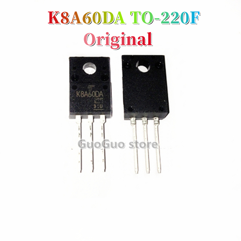 K8A60D TO-220F 5pcs K8A60DA TK8A60DA TO220F 7.5A 600V N-channel MOSFET ทรานซิสเตอร์ใหม่ pxb9