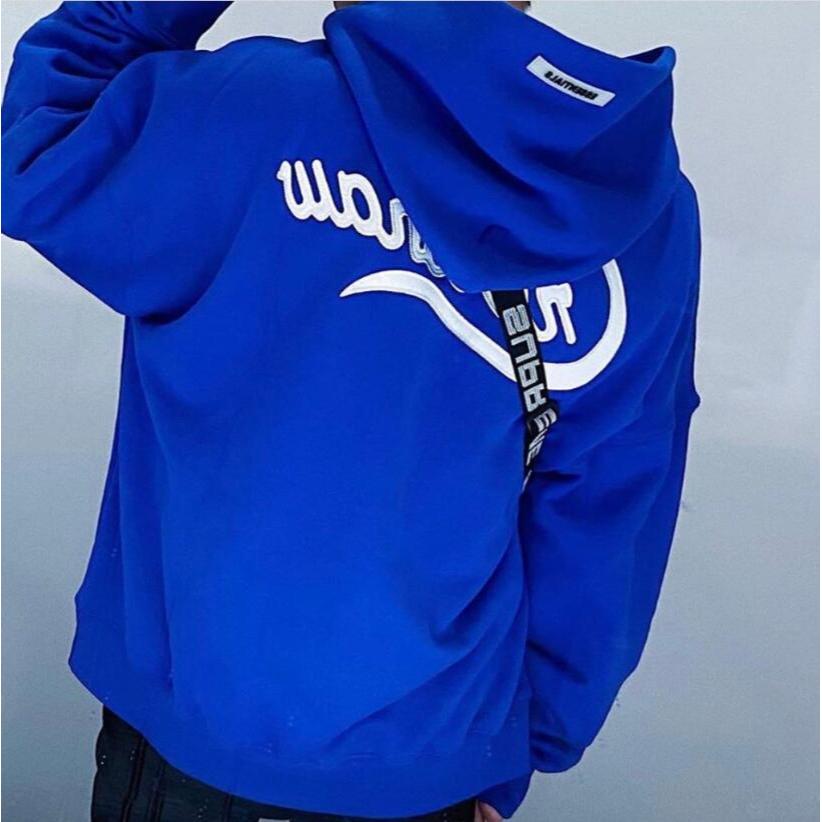 High street Fear of god 6th Atmosphere เย็บปักถักร้อย Hoodie casual plus size hoodie