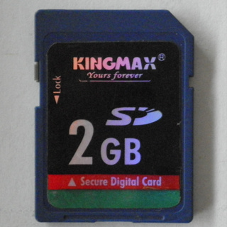 การ์ดหน่วยความจํา Kingmax 创 2GB SD การ์ดหน่วยความจํา