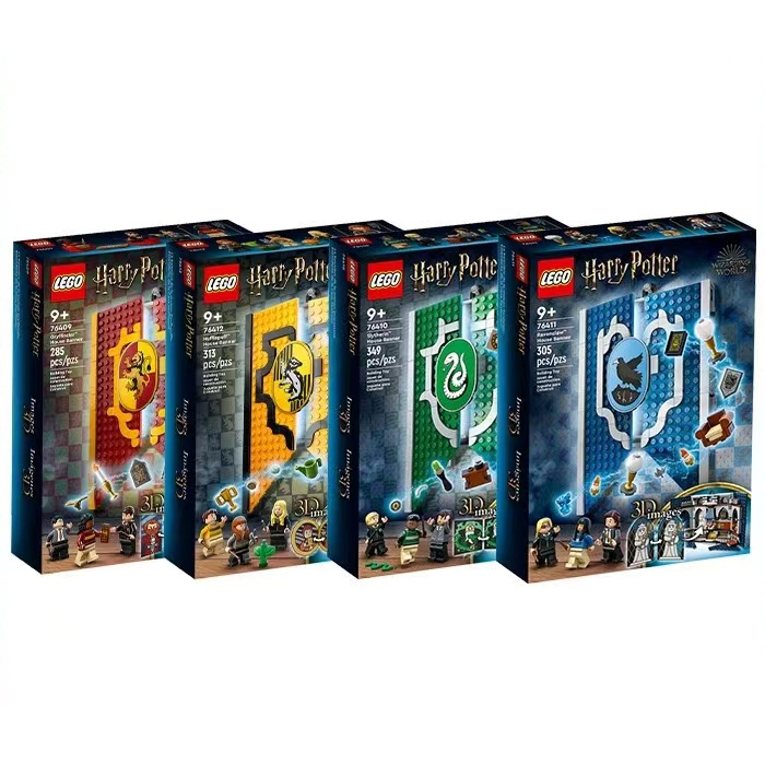 [LEGO] ของเล่นธงแฮร์รี่พอตเตอร์ 76409 76410 76411 76412