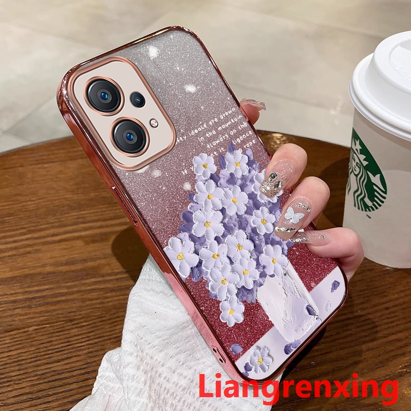 เคส realme 9 pro plus realme 9i realme 9 pro เคสโทรศัพท์ซิลิโคน แบบนิ่ม กันกระแทก ลายการ์ตูนดอกไม้ SFYHH01 น่ารัก ลายการ์ตูน กันกระแทก