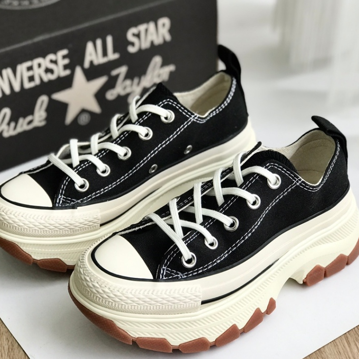 Converse All Star 100 Trekwave H รองเท้าผ้าใบ พื้นหนา เสริมส้น