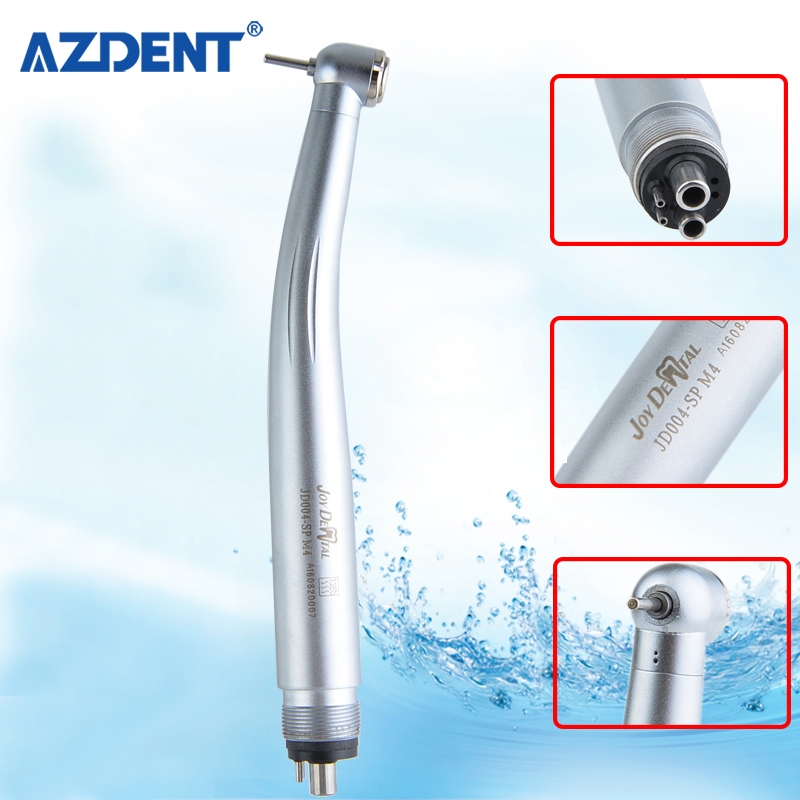 Azdent ทันตกรรม Handpiece ความเร็วสูง Turbine |  ทางสเปรย์เดี่ยว / หัวมาตรฐาน / ปุ่มกด