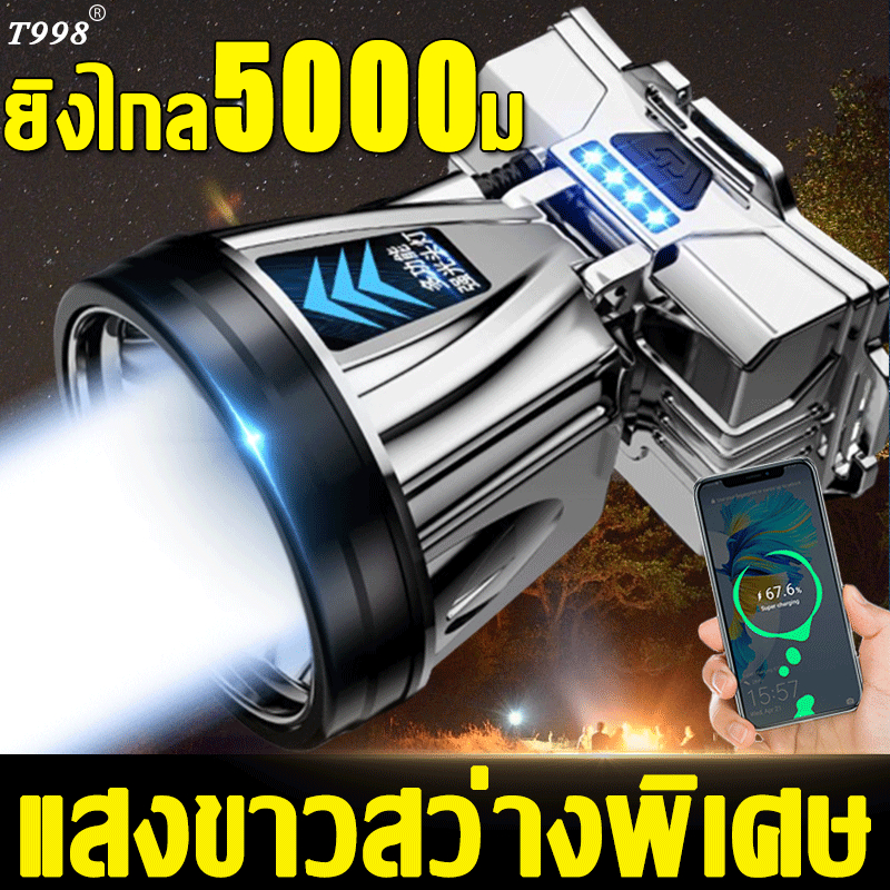 LEDไฟฉายคาดหัว ไฟคาดหัวแรงสูง12W,ส่องแสงระยะ5KM（ไฟคาดหัว ไฟคาดหัวของแท้ ไฟฉายแรงสูง ไฟส่องกบ ไฟส่องส