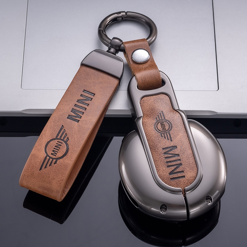 [พร้อมส่ง] เคสกุญแจรถยนต์ TPU หนังอัลลอย สําหรับ Bmw Mini Cooper S Roadster R55 R56 R57 R58 R59 Mini