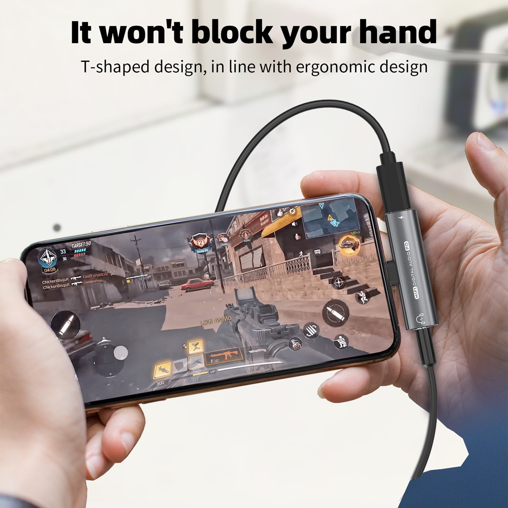 Hifi DAC อะแดปเตอร์แจ็คหูฟัง USB C เป็น 3.5 มม. PD 30W Type-C 3 5 OTG C เป็นแจ็คดิจิทัล Hi-Res แปลงเสียง Aux 32Bit 384KHz