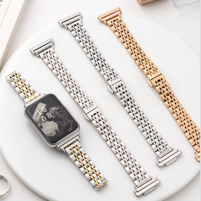 สาย Huawei watch fit 2 Strap คุณภาพสูง สายนาฬิกาข้อมือ สเตนเลส สาย huawei watch fit Strap โลหะ แบบเปลี่ยน สําหรับ สายนาฬิกา huaweiwatch fit 2 Stainless Steel Slim สายนาฬิกา huaweiwatch fit Hight Quality Huawei watch fit 2 สาย Smart Watch Accessory