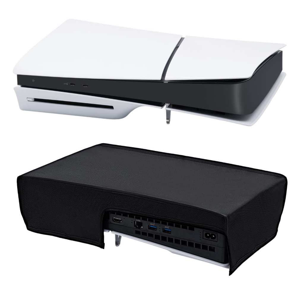 Mcbazel ฝาครอบกันฝุ่นแนวนอนสําหรับคอนโซลเกม PS5 Slim (NOT สําหรับ PS5/PS5 Pro)