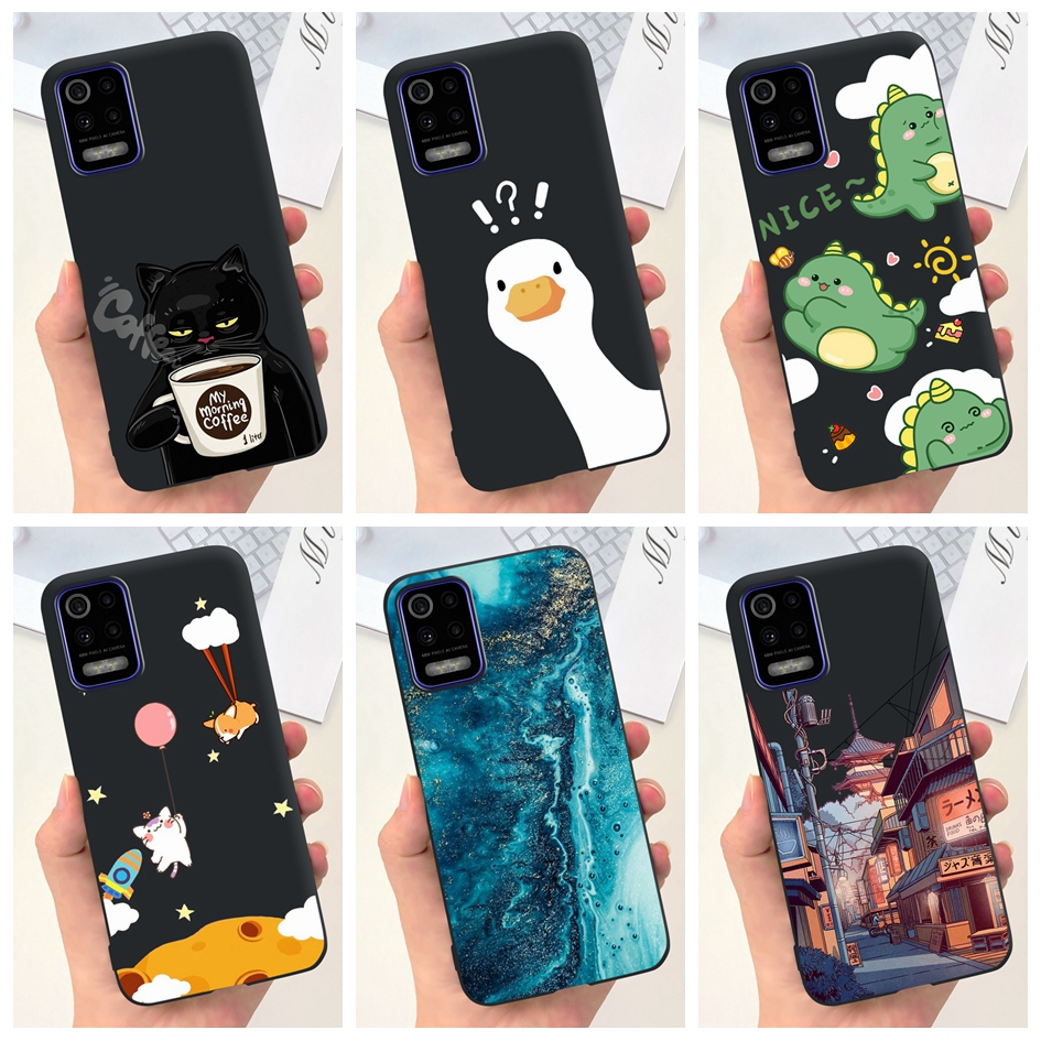เคสโทรศัพท์มือถือ ซิลิโคนนิ่ม กันกระแทก ลายการ์ตูนน่ารัก สําหรับ LG K52 2020 K52 K520Y K520H K 52 LG