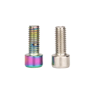 Ztto สกรูกรงขวดน้ํา สเตนเลส 304 ทรงกระบอก หกเหลี่ยม M5X12 มม. 2 ชิ้น
