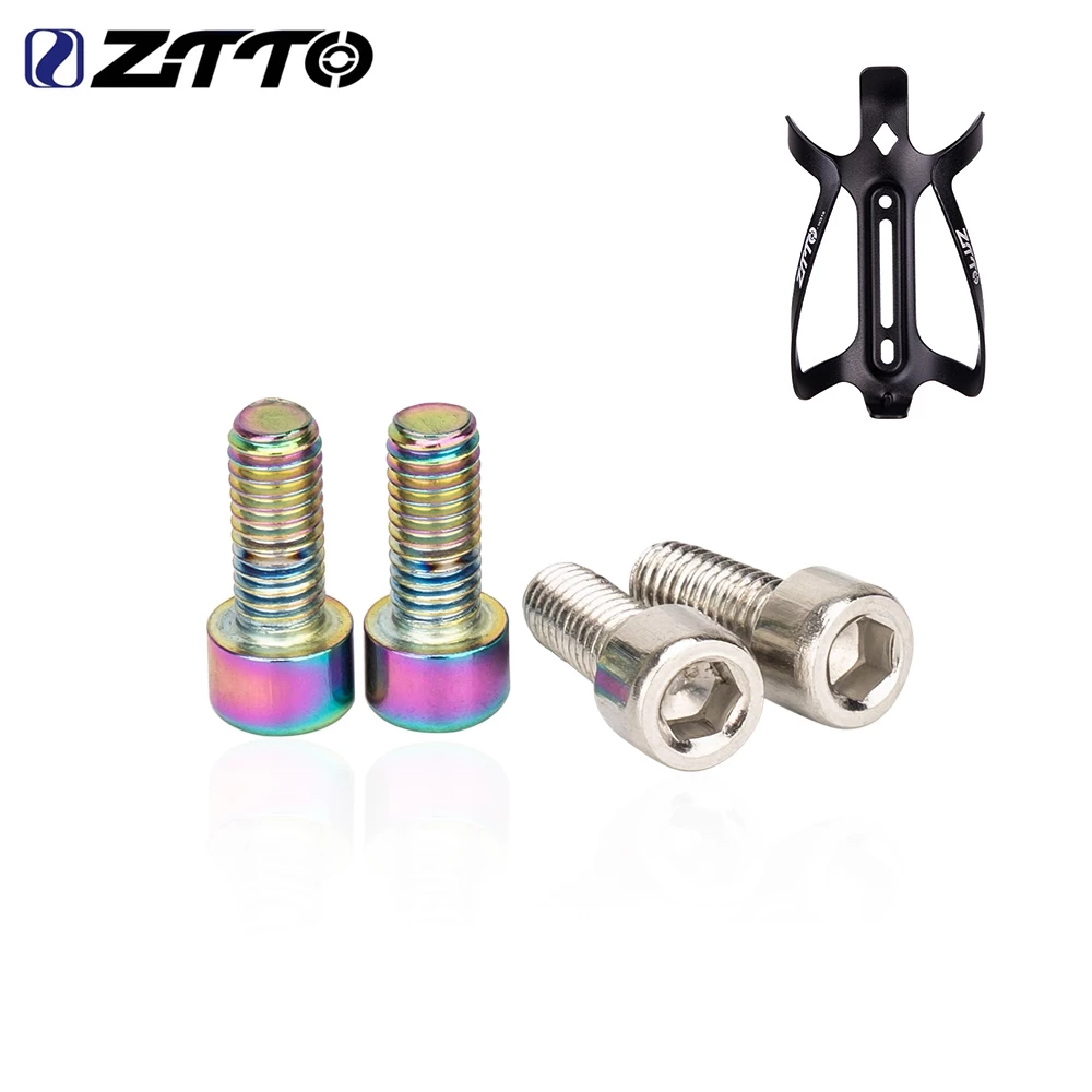 Ztto สกรูกรงขวดน้ํา สเตนเลส 304 ทรงกระบอก หกเหลี่ยม M5X12 มม. 2 ชิ้น