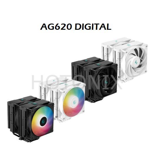 Deepcool AG620 ท่อระบายความร้อน CPU ดิจิทัล 6 ท่อ 260W สําหรับ LGA1700 20xx 1200 115x AM5 AM4