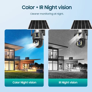 LLSEE v380 pro 8MP 4K 4G ซิมการ์ดกล้องวงจรปิดพลังงานแสงอาทิตย์กลางแจ้ง 360 PTZ 10X ซูมกล้องวงจรปิด WIFI ติดตามมือถือพูดคุยสองทางสีสันกลางคืน