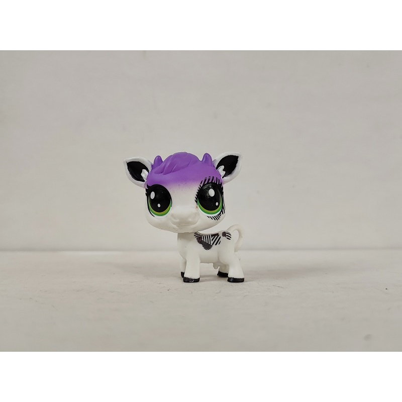 LPS Toy Littlest Pet Shop ม้าสีม่วงขาว #964 ของเล่นน่ารักสําหรับของขวัญเด็ก