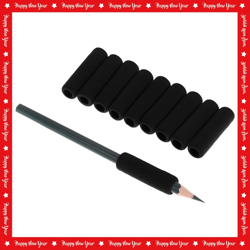 ปลอกดินสอ โฟมนิ่ม สีดํา ขนาด 1.5 นิ้ว (38 มม.) 30 ชิ้น