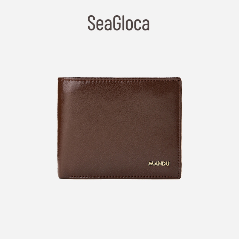 Seagloca กระเป๋าสตางค์หนัง คุณภาพสูง พร้อมกล่อง No 1737