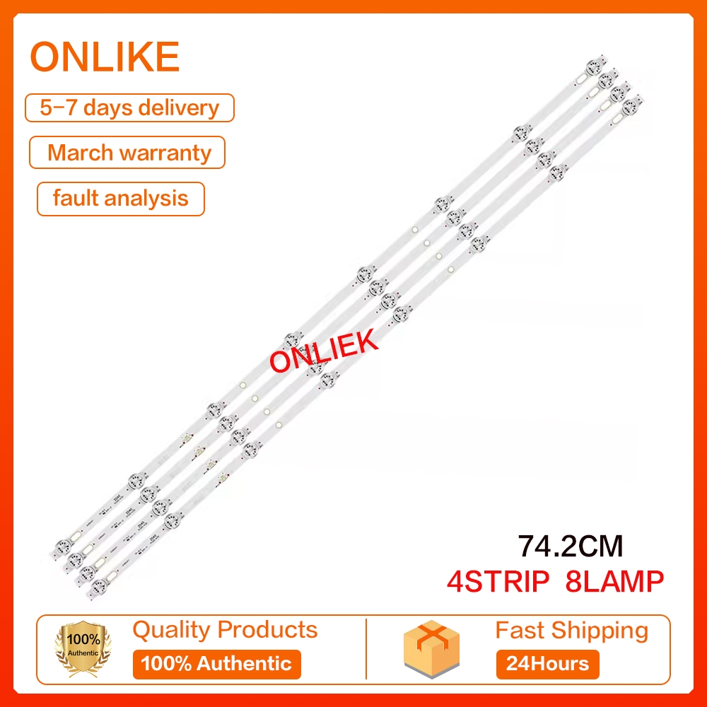 ไฟแบ็คไลท์ทีวี XL-D385-2835-8S1P-350MA24V 4X8 43-D385X012X-X03A LTV-4008 WB-40H8