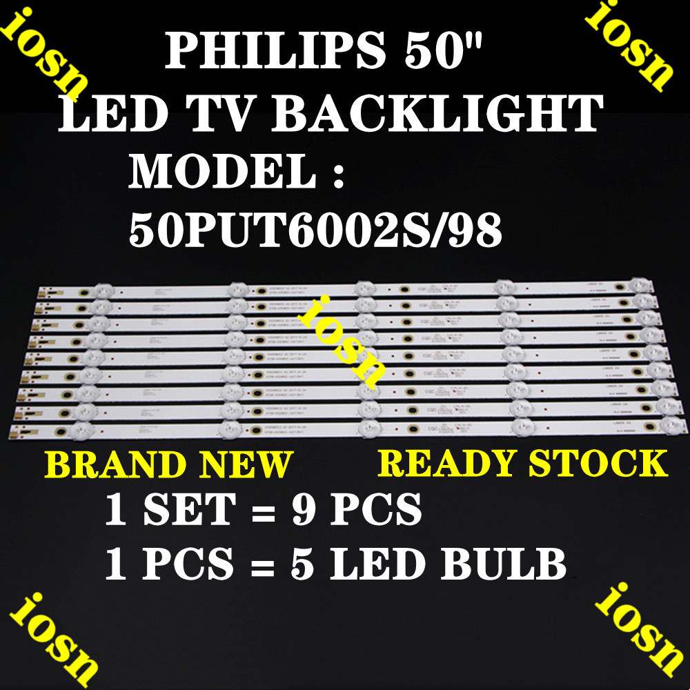 Backlight 50 นิ้ว LED TV สําหรับ 50PUT6002S/98 50PUT6002 50PUT6002S 98 pxc9