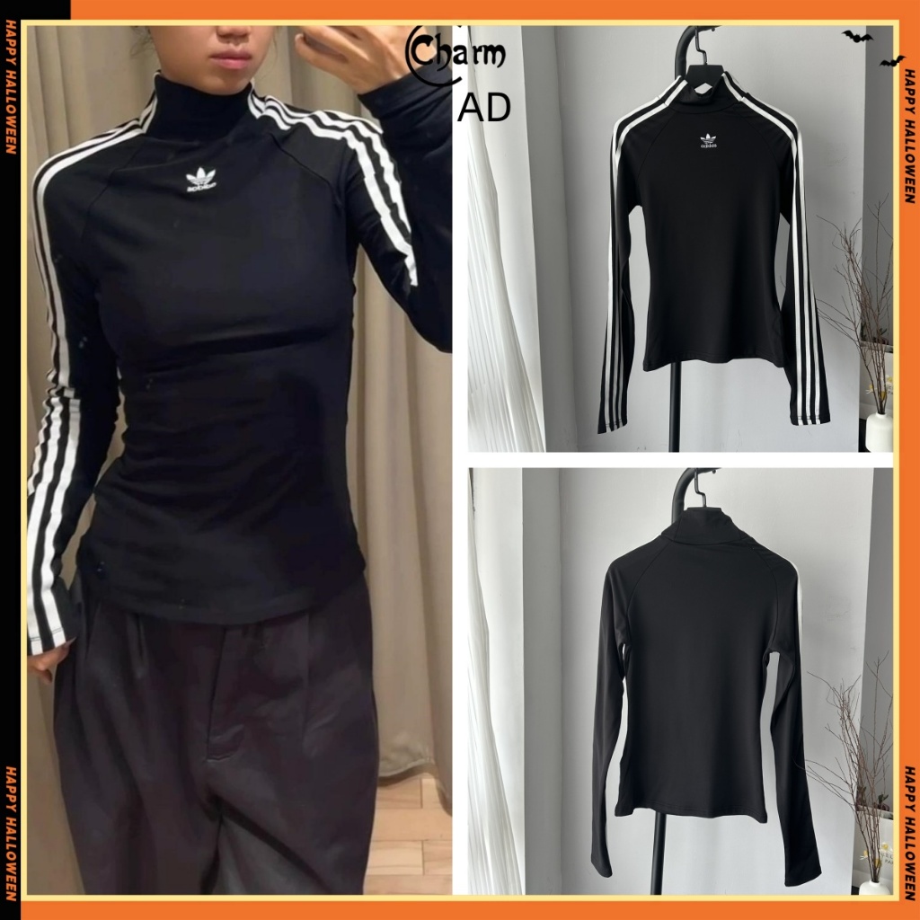 เสื้อยืดกีฬาแขนยาวผู้หญิง - Trefoil Athletic Top