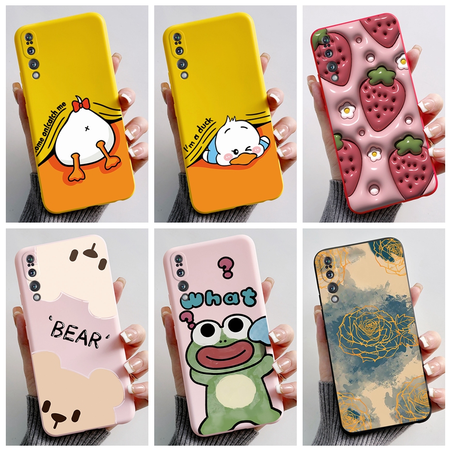 เคสโทรศัพท์มือถือ ซิลิโคนนิ่ม ผิวด้าน ลายเป็ด 2023 สําหรับ Huawei P20 P20Pro P20 Pro