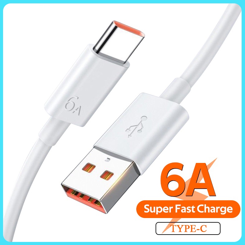 จัดส่งรวดเร็วmate66W 6a เครื่องชาร์จ USB 1M/1.5M/2M Type C สายชาร์จเร็ว Huawei Super USB C สายชาร์จเร็วสายเคเบิลข้อมูล