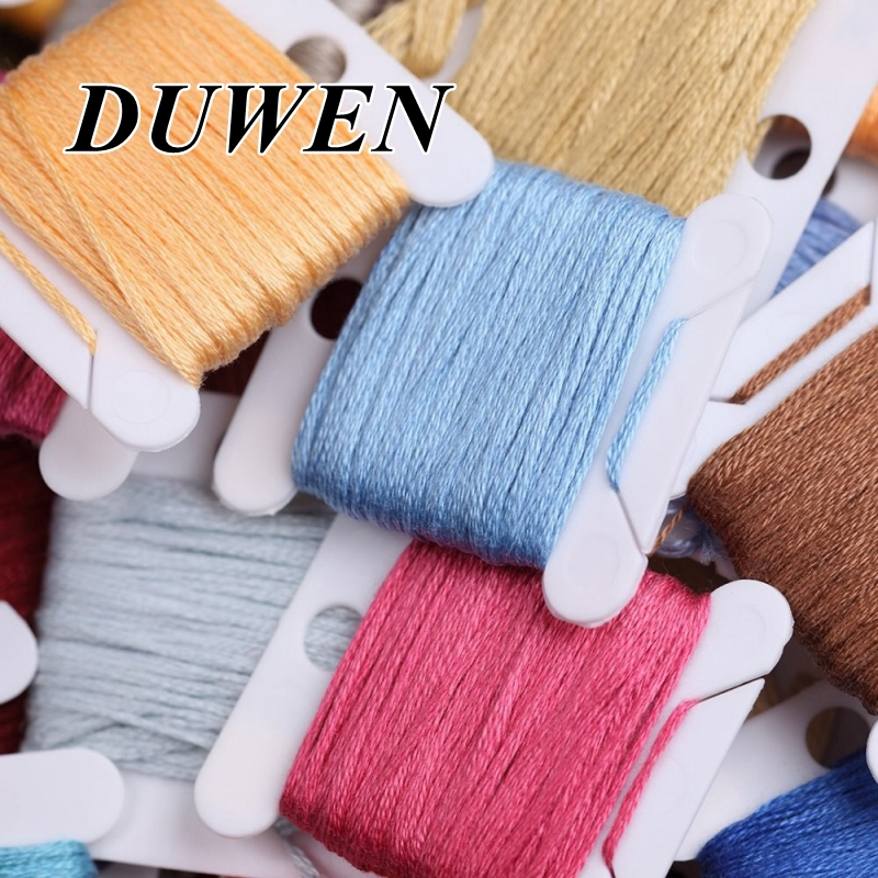 DUWEN กระสวยด้ายพลาสติก สําหรับเย็บปักถักร้อย ปักครอสติส 25 ชิ้น