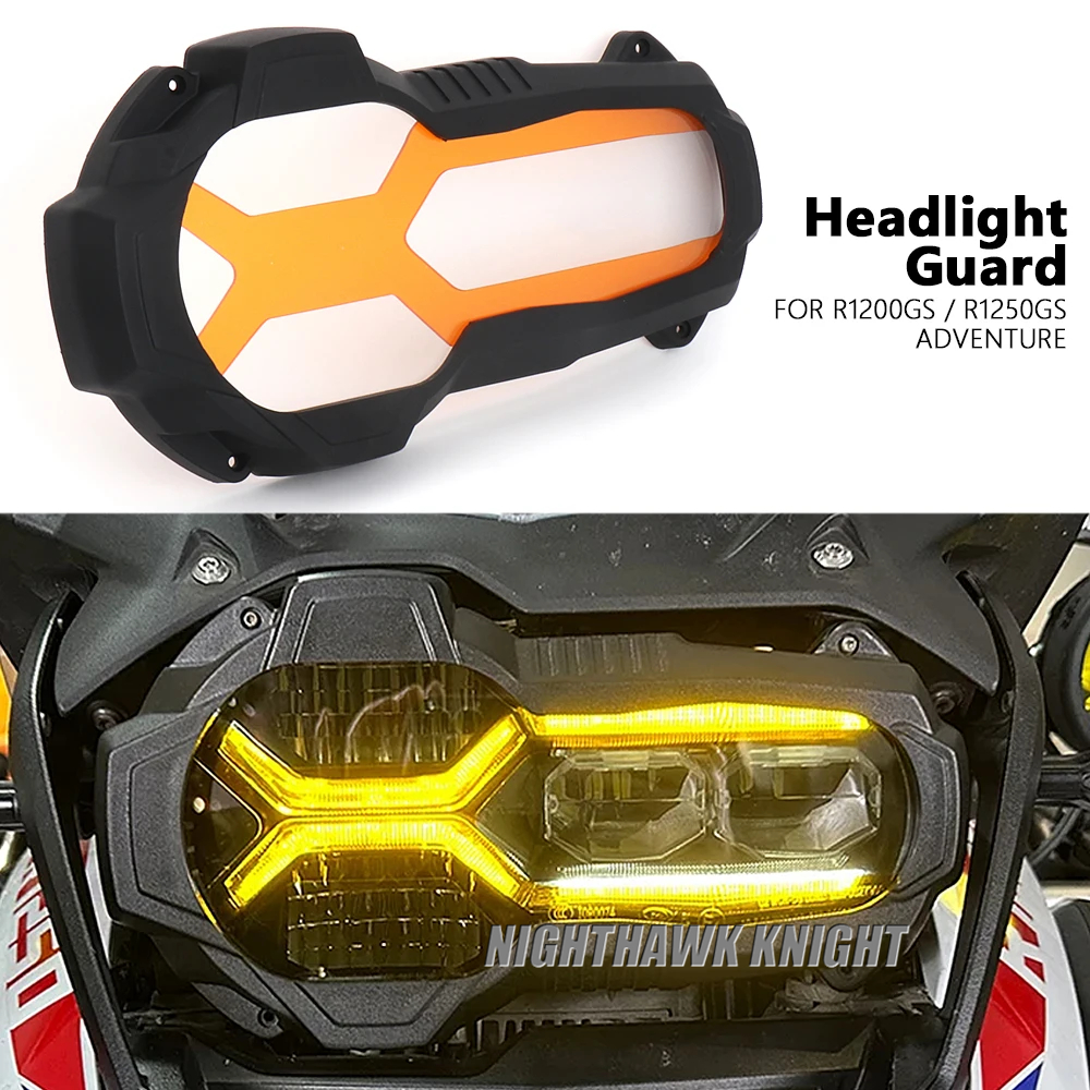 ฝาครอบป้องกันไฟหน้า แบบสะท้อนแสง สําหรับ BMW R1200GS LC ADV 14-20 R1250GS Adventure 2018-24