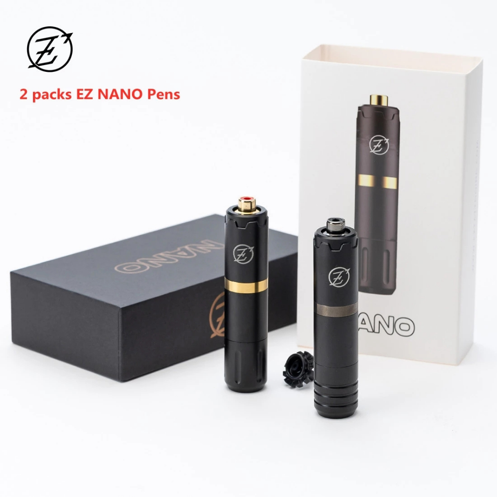 Ez NANO เครื่องสักโรตารี่ RCA พับได้ ปรับความยาวได้