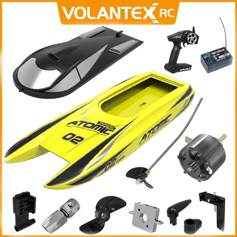 Volantex RC Boat Parts ATOMIC V792-4 Motor mount/Decal/ESC-brushless