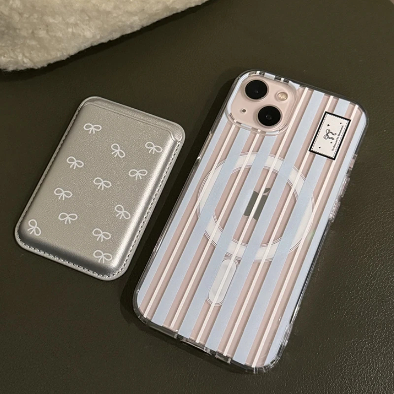 เคสโทรศัพท์มือถือ ลายโบว์ สีเงิน สําหรับ iPhone 15 pro 15 pro max 14 14pro max 14pro 13pro 13promax 13