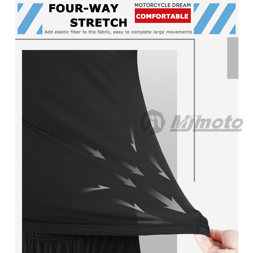 Motocentric ชุดชั้นใน กางเกงชั้นใน แบบแห้งเร็ว สําหรับผู้ชาย เหมาะกับการขี่รถจักรยานยนต์ - รูปที่ 4