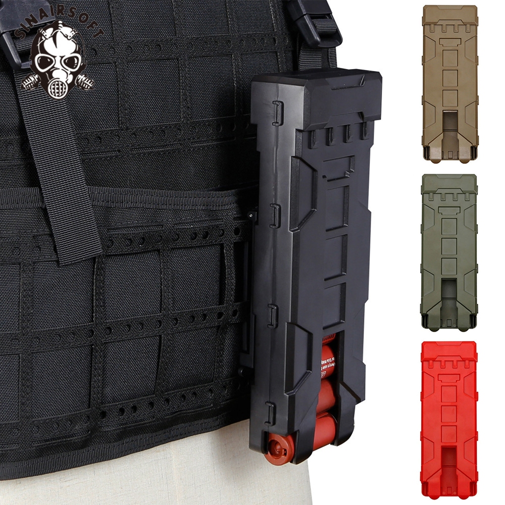 Sinairsoft Outdoor Multi functional Quick Release Loose Ammunition MOLLE Magazine Box Tactical Lightweight Hook System Assembly Clip