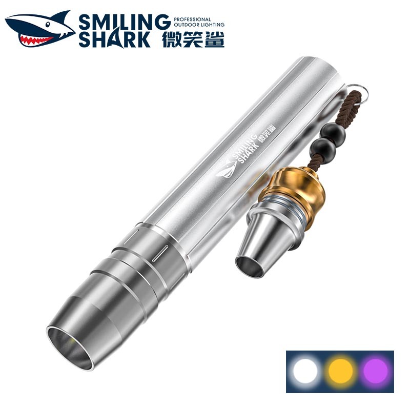 Smilingshark SD0512 ไฟฉาย led ไฟฉายหยก มืออาชีพ สําหรับการประเมินเครื่องประดับหยก สีเหลือง/สีขาว/สีม