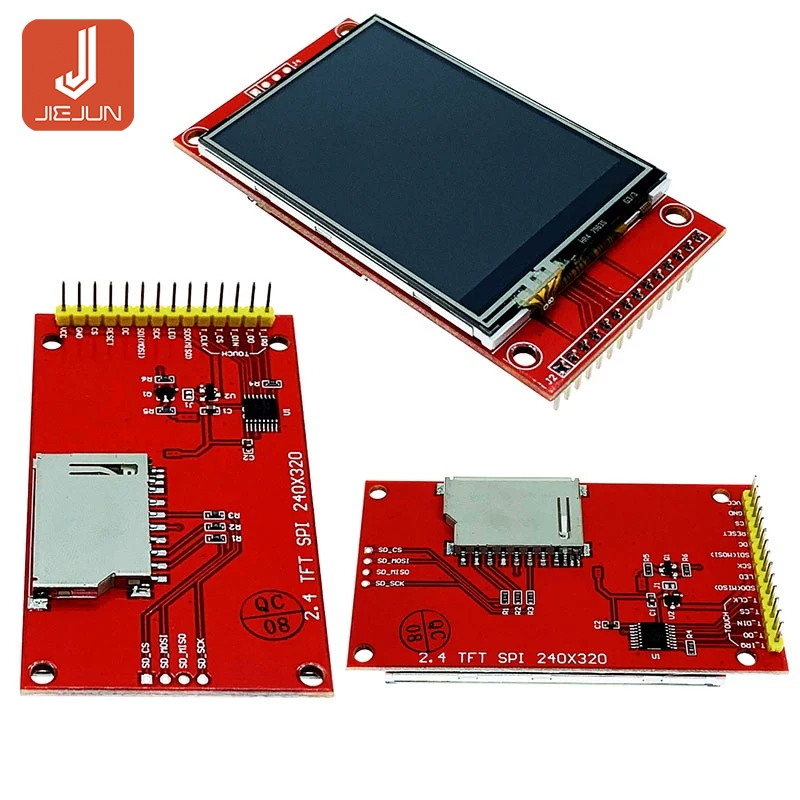 2.4 นิ้ว 4 สาย SPI พอร์ตอนุกรม TFT LCD โมดูล ILI9341 ไดรฟ์หน้าจอสัมผัส LCD 240320