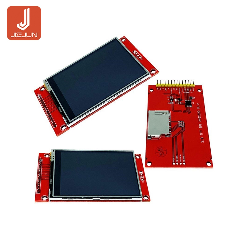 โมดูล TFT LCD ขนาด 2.8 นิ้ว พอร์ตอนุกรม SPI 4 สาย ILI9341 ไดร์เวอร์หน้าจอสัมผัส LCD 240320