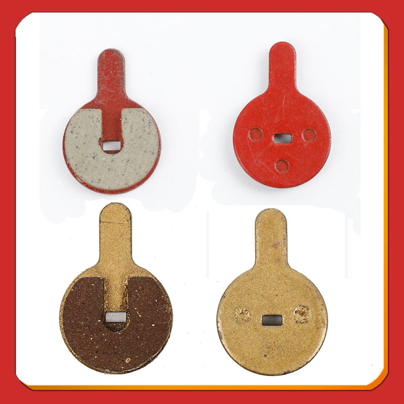 Cou-2pcs MTB จักรยานเสือภูเขาผ้าเบรคจักรยานเรซิ่นกึ่งโลหะดิสก์เบรกอะไหล่-กลางแจ้ง