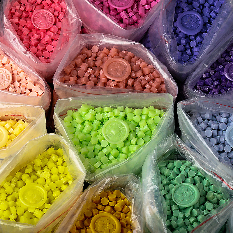 แสตมป์ขี้ผึ้งปิดผนึก ลายตัวอักษร DIY สําหรับตกแต่งงานแต่งงาน 100 ชิ้น