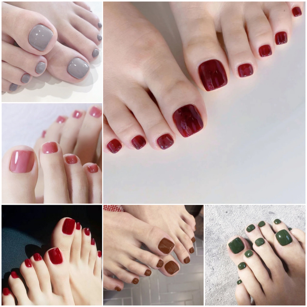 เล็บปลอม พร้อมกาว 24 ชิ้น