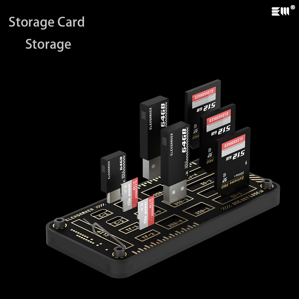 -LW- Em EleksMaker กล่องเก็บเมมโมรี่การ์ด