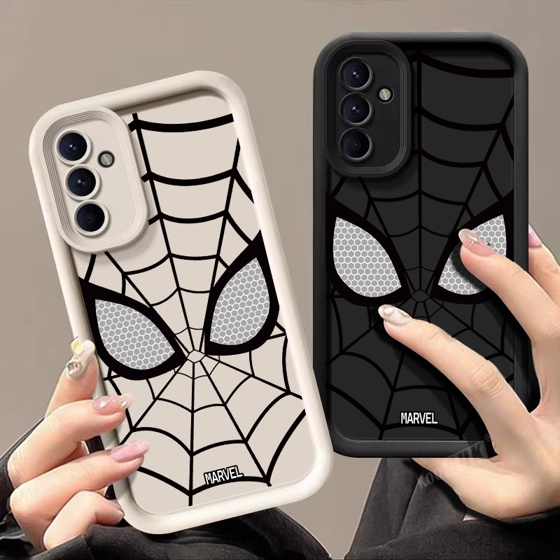 เคสโทรศัพท์ ซิลิโคนนิ่ม กันกระแทก ลายอะนิเมะสไปเดอร์แมน สําหรับ Samsung Galaxy A04 A14 A24 A34 A54 A04S