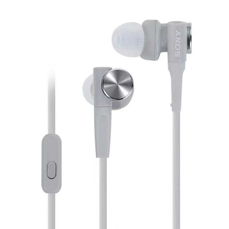 Sony MDR-XB55AP หูฟังอินเอียร์ สเตอริโอ เบสหนัก พร้อมไมโครโฟน 3.5 มม. AUX โลหะ HIFI