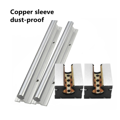 รางนําเชิงเส้น SBR16/20/25/30 2 ชิ้น 16/20/25/30/35/40/50 มม., 2 ชิ้น SBR16/20UU 650-1150 มม.แกนรางไ