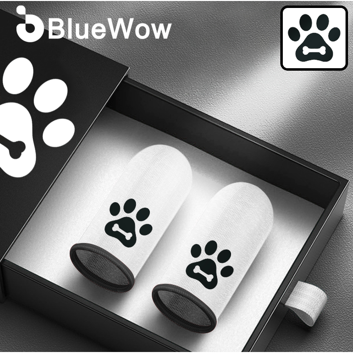 Bluewow ปลอกสวมนิ้วหัวแม่มือ กันลื่น ระบายอากาศ กันเหงื่อ สําหรับเล่นเกมมือถือ PUBG